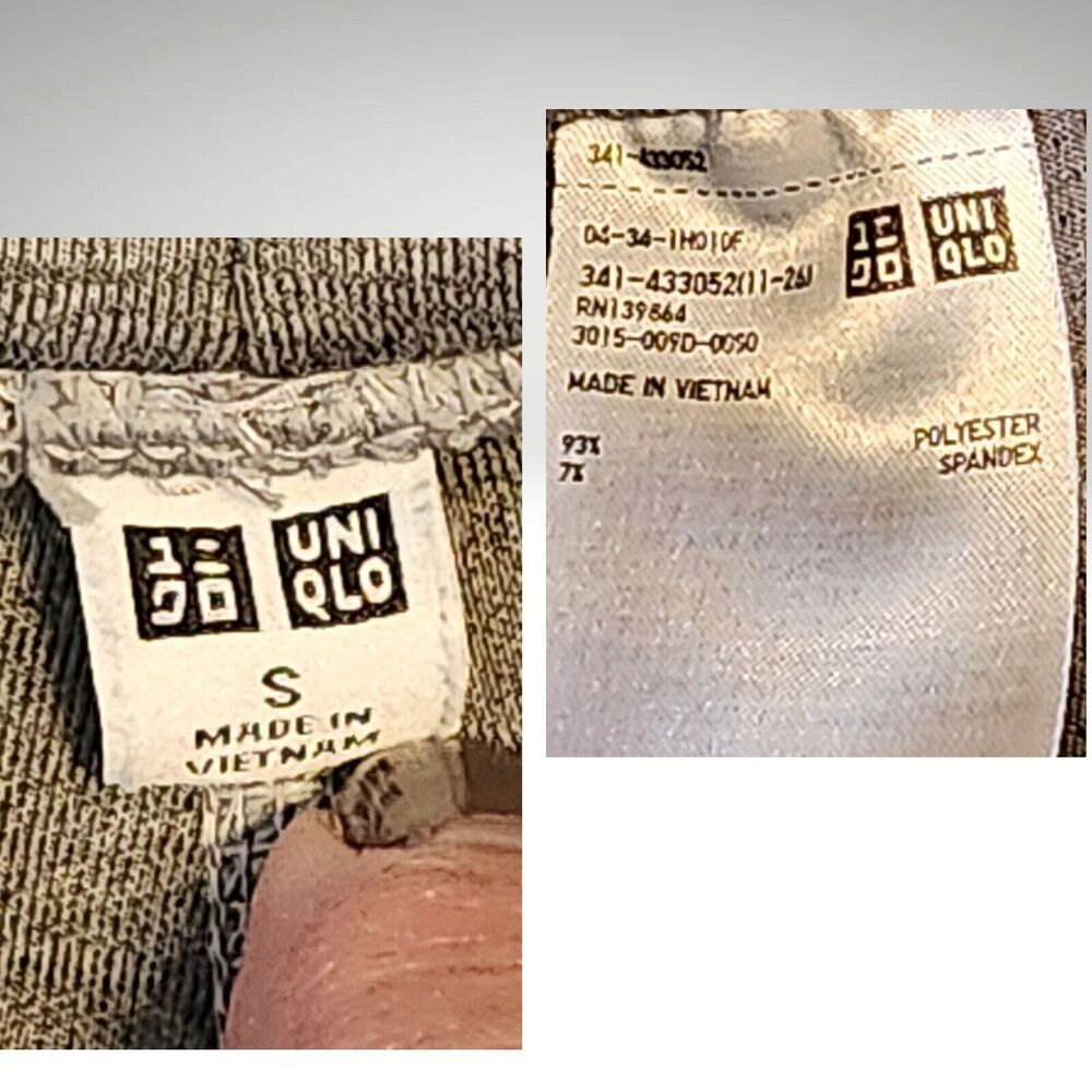 Uniqlo Winter Mens Joggers Gray Sweatpants Warm Thick Pockets Draw String Size S - Picture 7 of 8